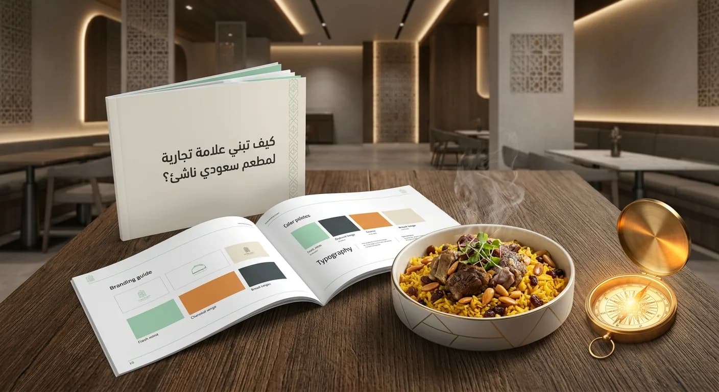بناء علامة تجارية لمطعم سعودي ناشئ: من الفكرة إلى الولاء